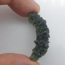 Load image into Gallery viewer, Besednice Jezkovna Moldavite 9.99 grams  High Grade Hedgehog Certificate of Authenticity
