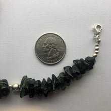 Load image into Gallery viewer, Tumbled Moldavite Necklace - 925 Silver - 83.2gr/415.1ct - 93 Moldavite Pieces
