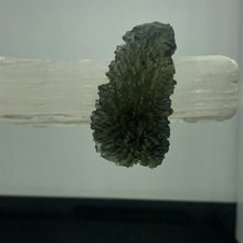 Load image into Gallery viewer, Moldavite Crescent Moon Shaped Crystal - A+ Grade  - 5.31gr/26.55ct - Beautiful Natural Textured Stone
