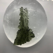 Load image into Gallery viewer, Besednice Moldavite Crystal - 4.35gr/21.75ct - Angel Chime - High Grade Collector Hedgehog -
