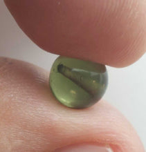 Load image into Gallery viewer, Moldavite Bead 8mm .66Gr/3.30Ct Jewelry Grade With COA Authentic Rare Item
