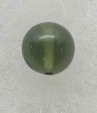 Load image into Gallery viewer, Moldavite Bead 8mm .66Gr/3.30Ct Jewelry Grade With COA Authentic Rare Item
