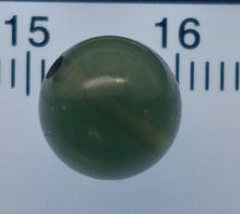 Load image into Gallery viewer, Moldavite bead 9mm .93gr/4.65ct jewelry grade with coa authentic rare item
