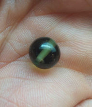 Load image into Gallery viewer, Moldavite Bead 8mm .63Gr/3.15Ct Jewelry Grade With COA Authentic Rare Item
