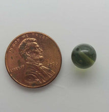 Load image into Gallery viewer, Moldavite Bead 8mm .67Gr/3.35Ct Jewelry Grade With COA Authentic Rare Item
