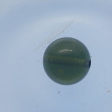 Load image into Gallery viewer, Moldavite bead 9mm .93gr/4.65ct jewelry grade with coa authentic rare item
