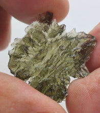 Load image into Gallery viewer, Moldavite 13.90ct Besednice Jezkovna with Certificate of Authenticiy
