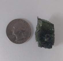 Load image into Gallery viewer, Moldavite 7.13 grams 35.65ct Grade A with Certificate of Authenticity
