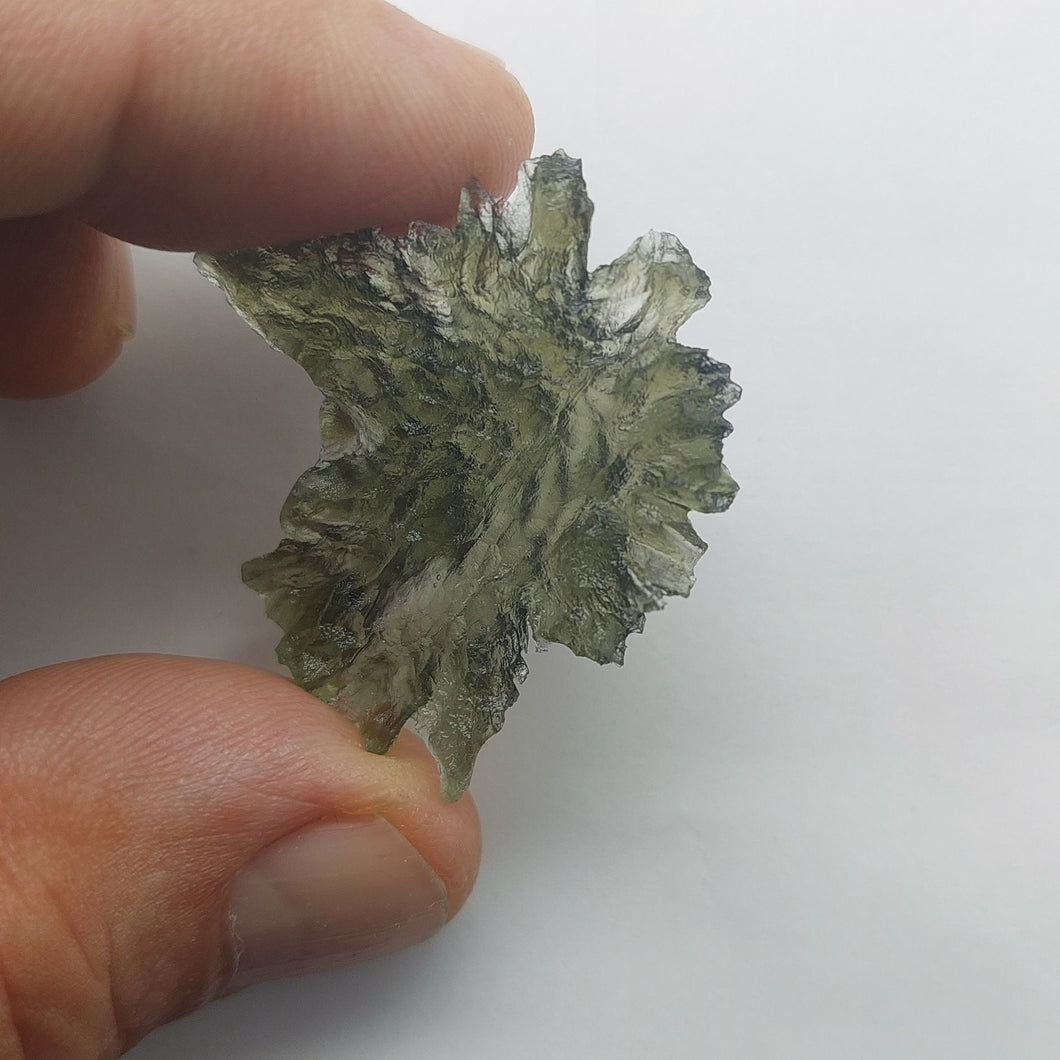 Moldavite 3.7gr/18.5ct Besednice Jezkovna with Certificate of Authenticity