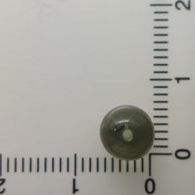 Load image into Gallery viewer, Moldavite bead 7mm .43gr/2.15ct jewelry grade with coa authentic rare item
