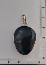 Load image into Gallery viewer, Moldavite cabachon  pendant  bezel set 44.5 ct with certificate of authenticity
