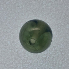 Load image into Gallery viewer, Moldavite bead 7mm .43gr/2.15ct jewelry grade with coa authentic rare item
