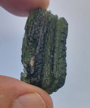 Load image into Gallery viewer, Moldavite 9.23 grams 46.15ct grade a with certificate of authenticity
