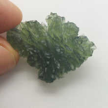 Load image into Gallery viewer, Moldavite 7.66gr/38.3ct Besednice Jezkovna with Certificate of Authenticity
