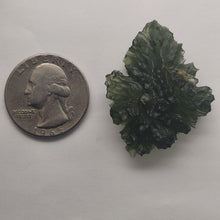 Load image into Gallery viewer, Moldavite 7.66gr/38.3ct Besednice Jezkovna with Certificate of Authenticity
