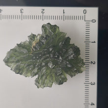 Load image into Gallery viewer, Moldavite 7.66gr/38.3ct Besednice Jezkovna with Certificate of Authenticity
