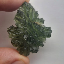 Load image into Gallery viewer, Moldavite 7.66gr/38.3ct Besednice Jezkovna with Certificate of Authenticity
