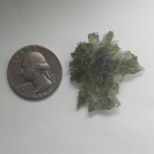 Load image into Gallery viewer, Moldavite 3.7gr/18.5ct Besednice Jezkovna with Certificate of Authenticity
