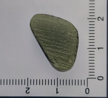 Load image into Gallery viewer, Moldavite cabochon polished/raw sides 2.17gr/10.85ct certificate of authenticity
