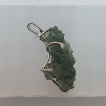 Load image into Gallery viewer, Besednice Moldavite Pendant 925 silver  14.25ct with Certificate of Authenticity
