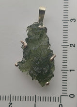 Load image into Gallery viewer, Besednice Moldavite Pendant 925 silver  14.25ct with Certificate of Authenticity
